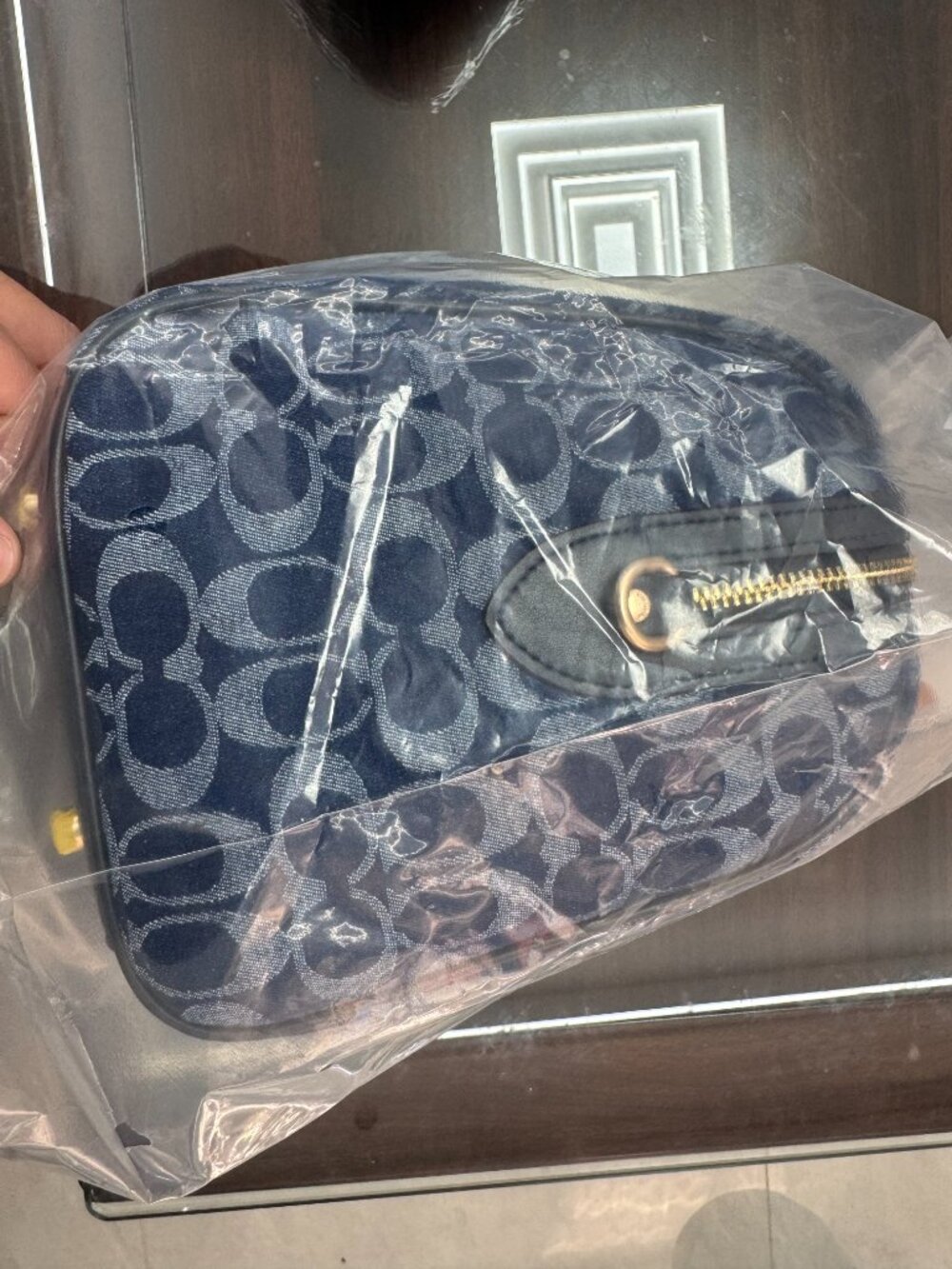 Coach Rowan Satchel Bag In Signature Denim Canvas NWT CY699 - Picture 2 of 4